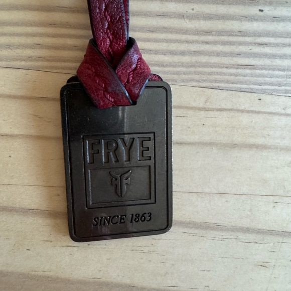 Frye Purse Handbag Red Crossbody - Picture 5 of 6